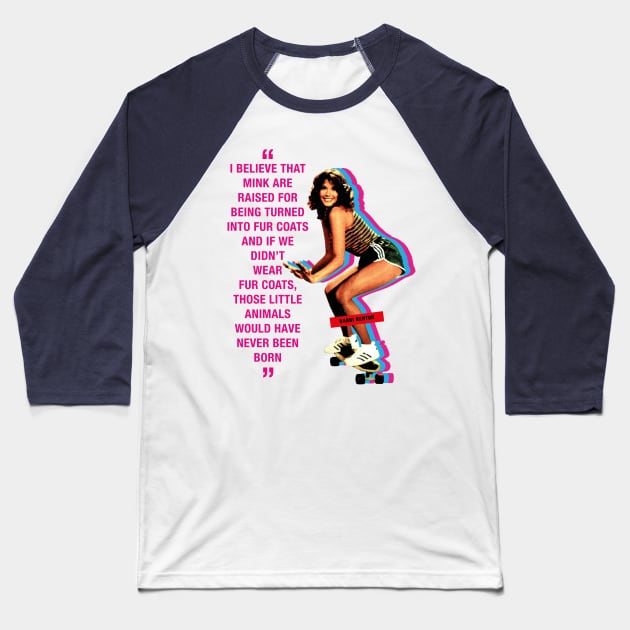 Barbi Benton Baseball T-Shirt by PLAYDIGITAL2020